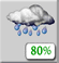 Rain likely Rain likely